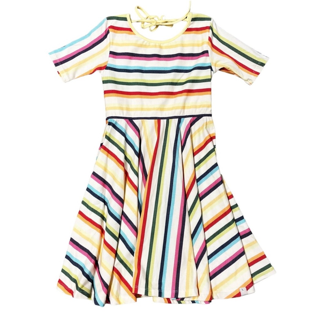 NEW Omi Jo Well Dressed Wolf After The Storm Rainbow Dancer Dress (8Y)
